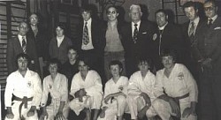 Sensei Maurice Blancke (back row, 3rd right) and early students