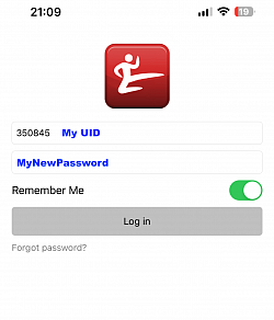 UID & Password Example